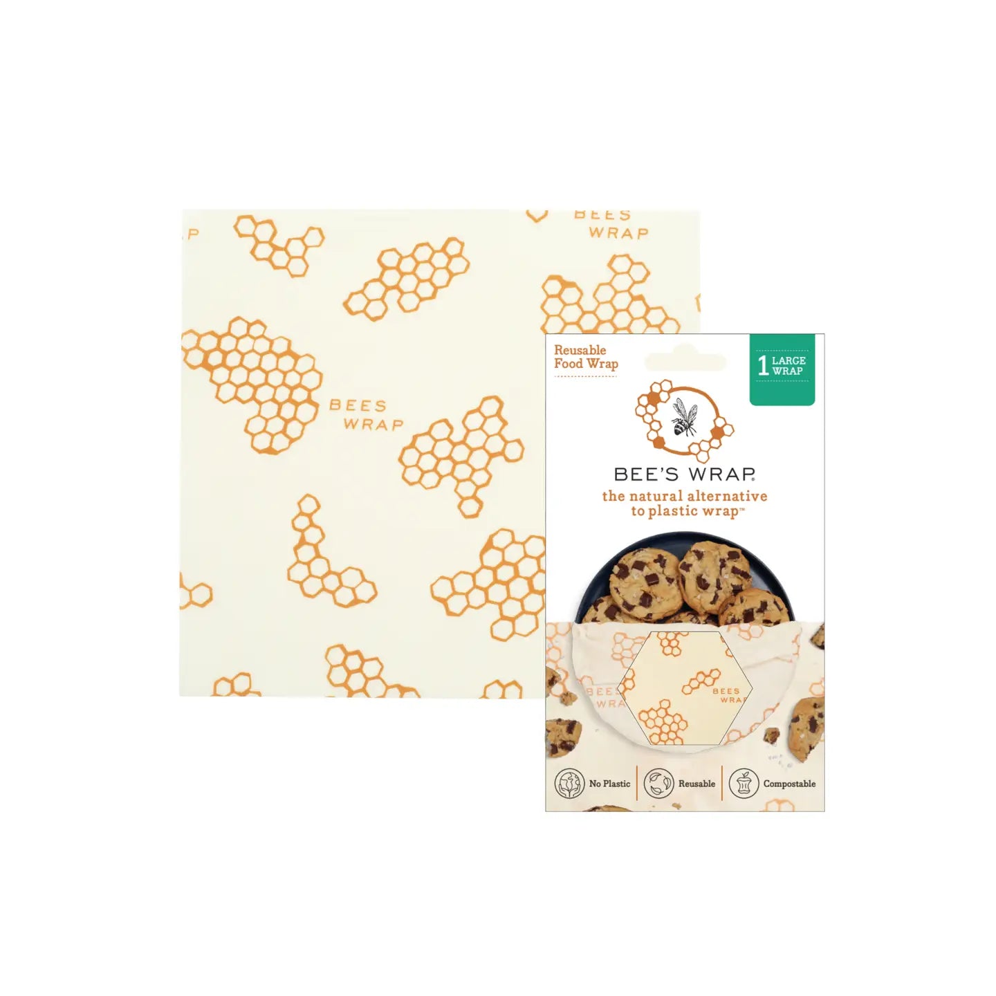 bee's wrap - honeycomb print by bee's wrap