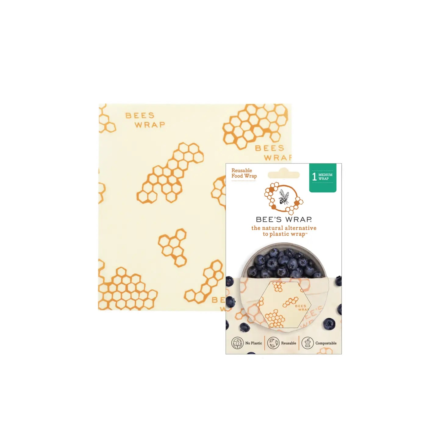 bee's wrap - honeycomb print by bee's wrap