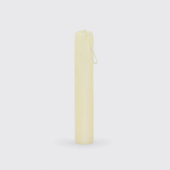 candle - beeswax - large 8" by utilitario mexicano