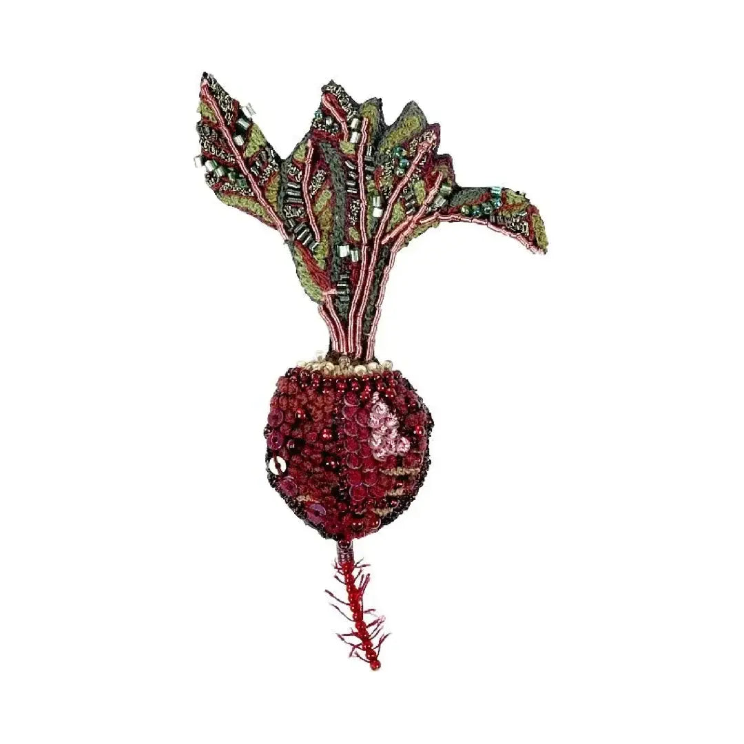 brooch pin - beet by trovelore