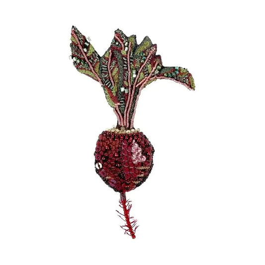 brooch pin - beet by trovelore