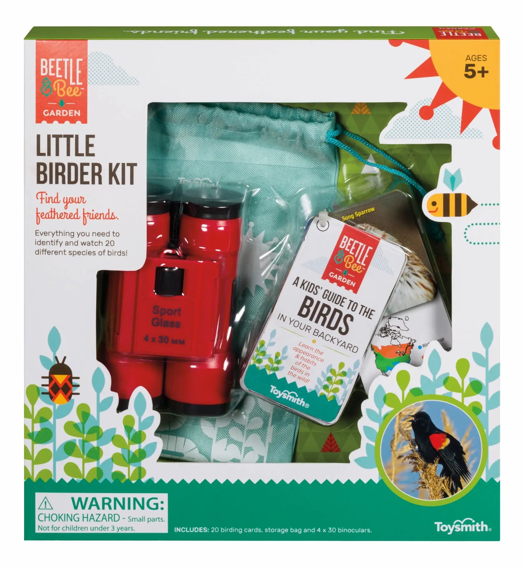 kit - little birder - beetle & bee garden by toysmith group