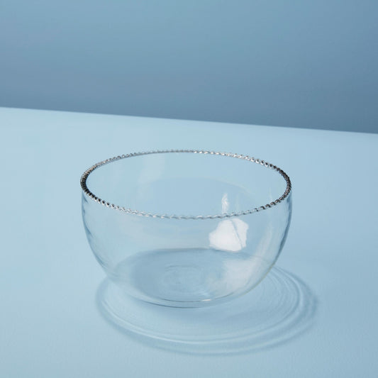 glass bowl - "ruffle" by be home