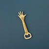 bottle opener - gold whimsical hand by be home