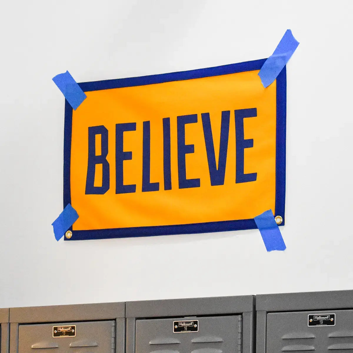 banner - camp flag - believe by oxford pennant