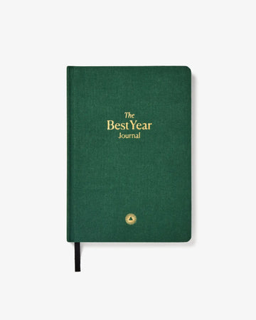 book - journal - best year - 12-month planner - green by intelligent change