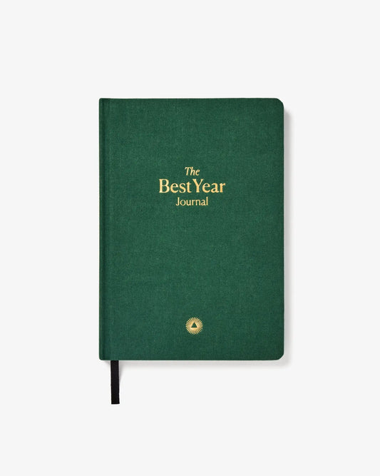 book - journal - best year - 12-month planner - green by intelligent change