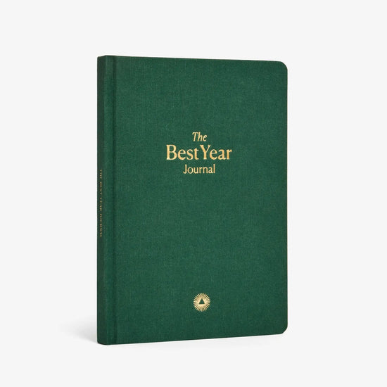 book - journal - best year - 12-month planner - green by intelligent change