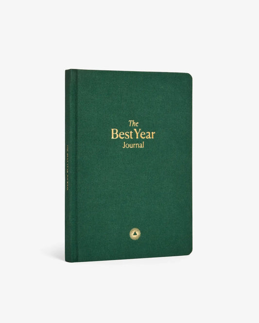 book - journal - best year - 12-month planner - green by intelligent change