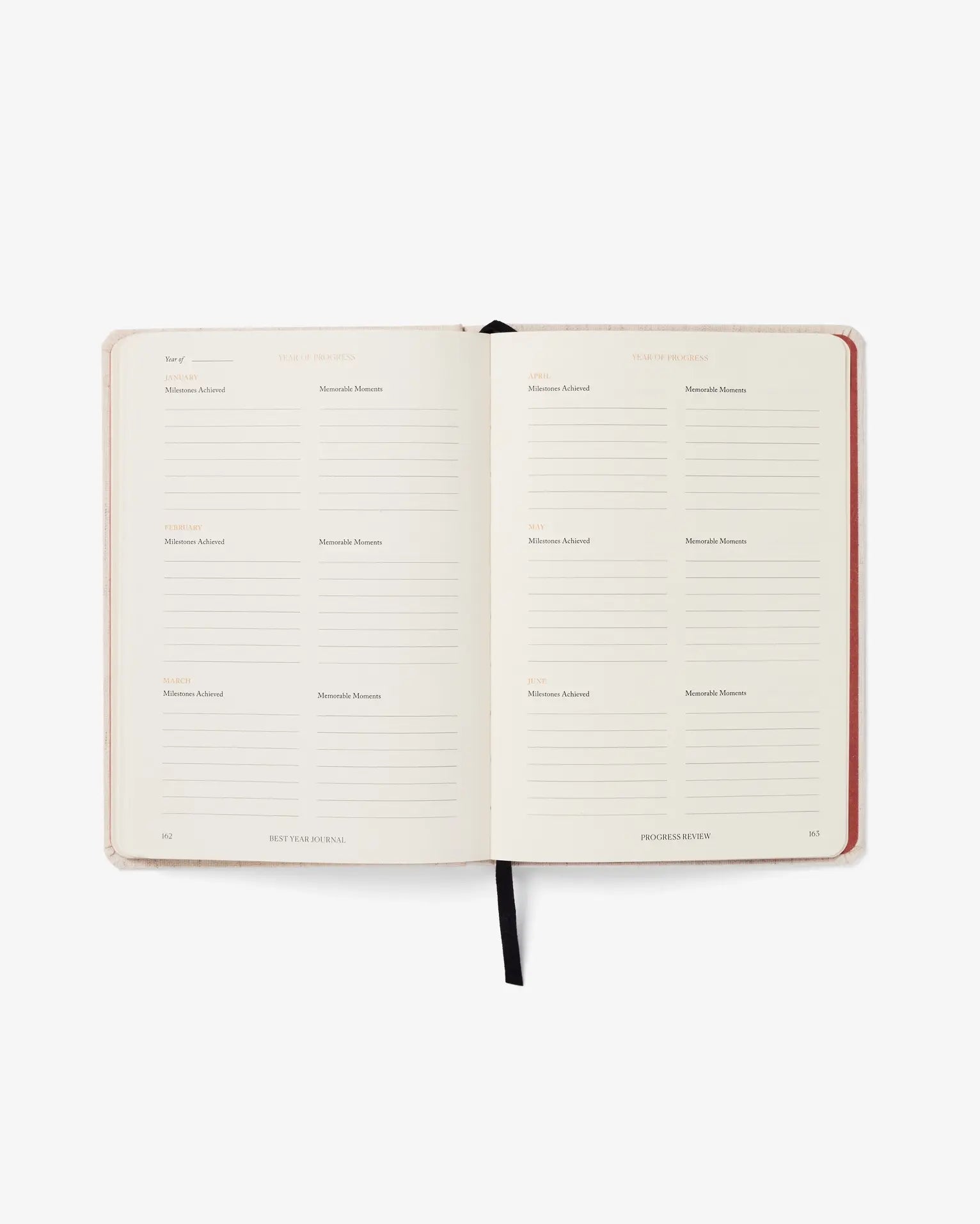 book - journal - best year - 12-month planner - green by intelligent change