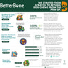 dog toy - betterbone medium durable - beef flavor by betterbone natural dog chews