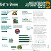 dog toy - betterbone soft durable - beef flavor by betterbone natural dog chews