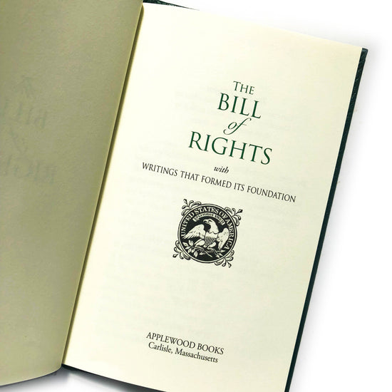 book - usa the bill of rights by applewood books