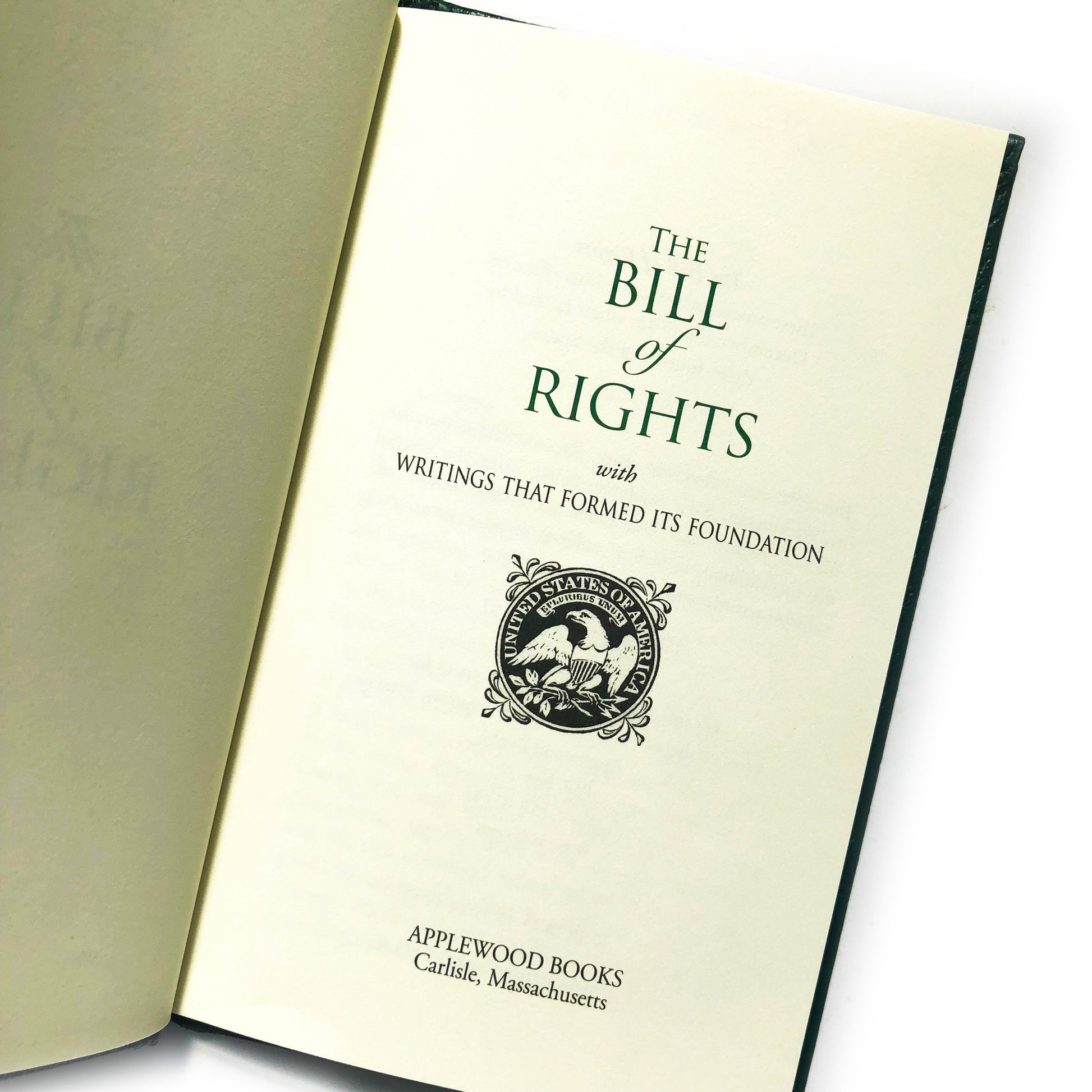 book - usa the bill of rights by applewood books
