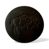 coaster - leather embossed - buffalo/bison by jimmyrockit