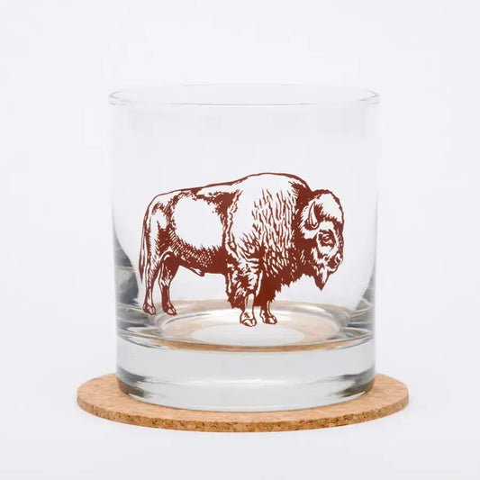 rocks glass - bison by counter couture