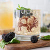 rocks glass - bison by counter couture