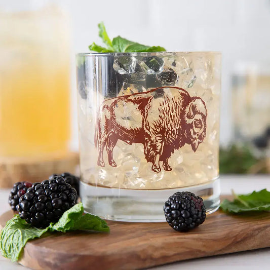 rocks glass - bison by counter couture