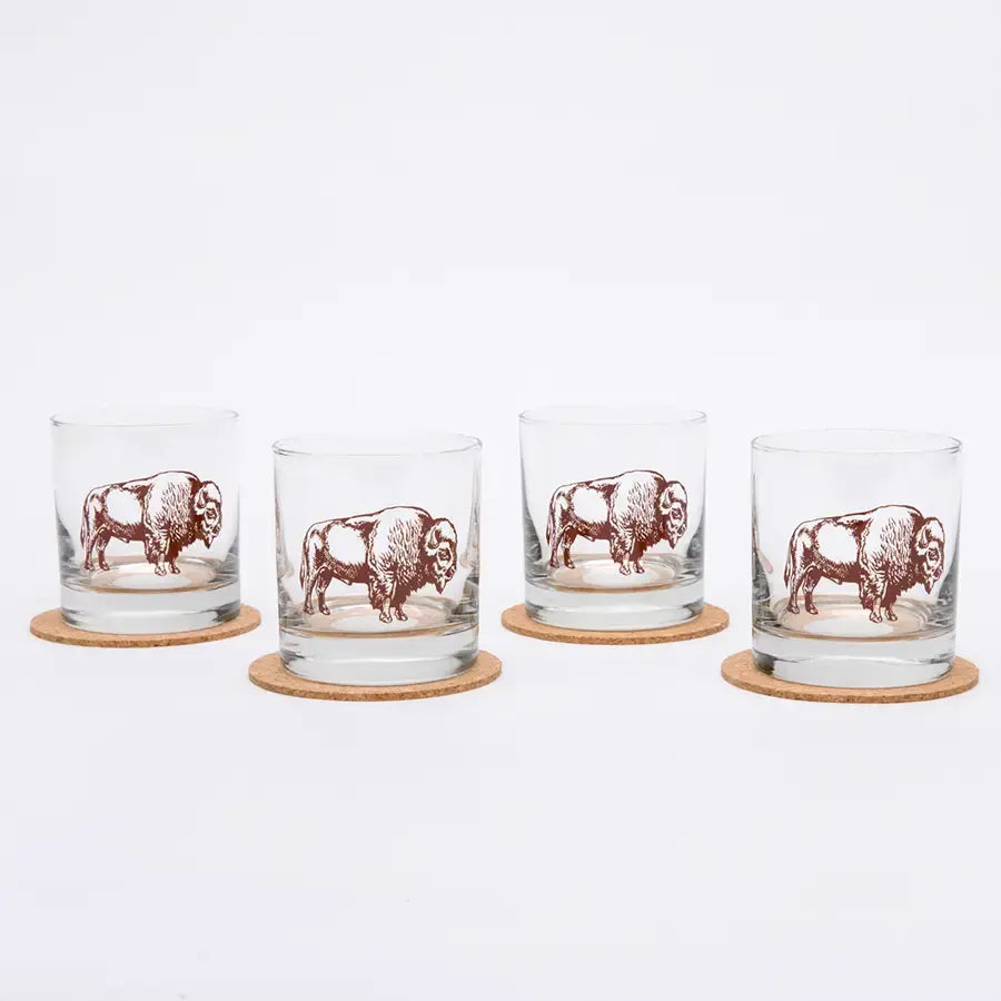 rocks glass - bison by counter couture