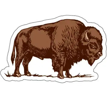 sticker - vinyl - bison/buffalo by counter couture