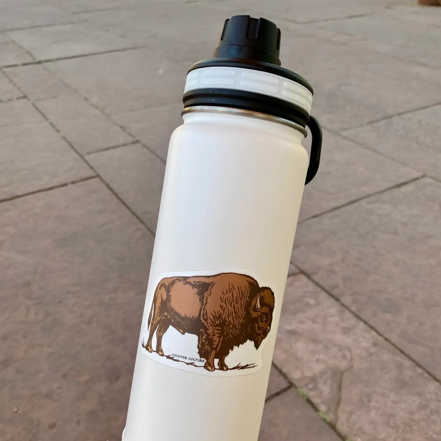 sticker - vinyl - bison/buffalo by counter couture
