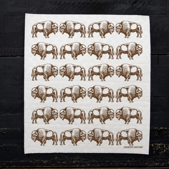 swedish dishcloth - bison by counter couture