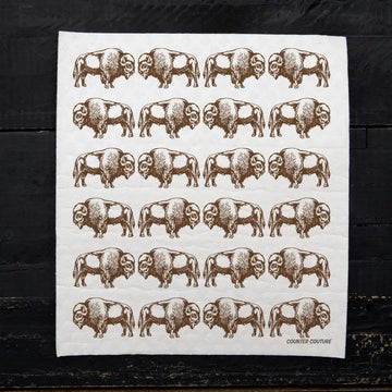 swedish dishcloth - bison by counter couture