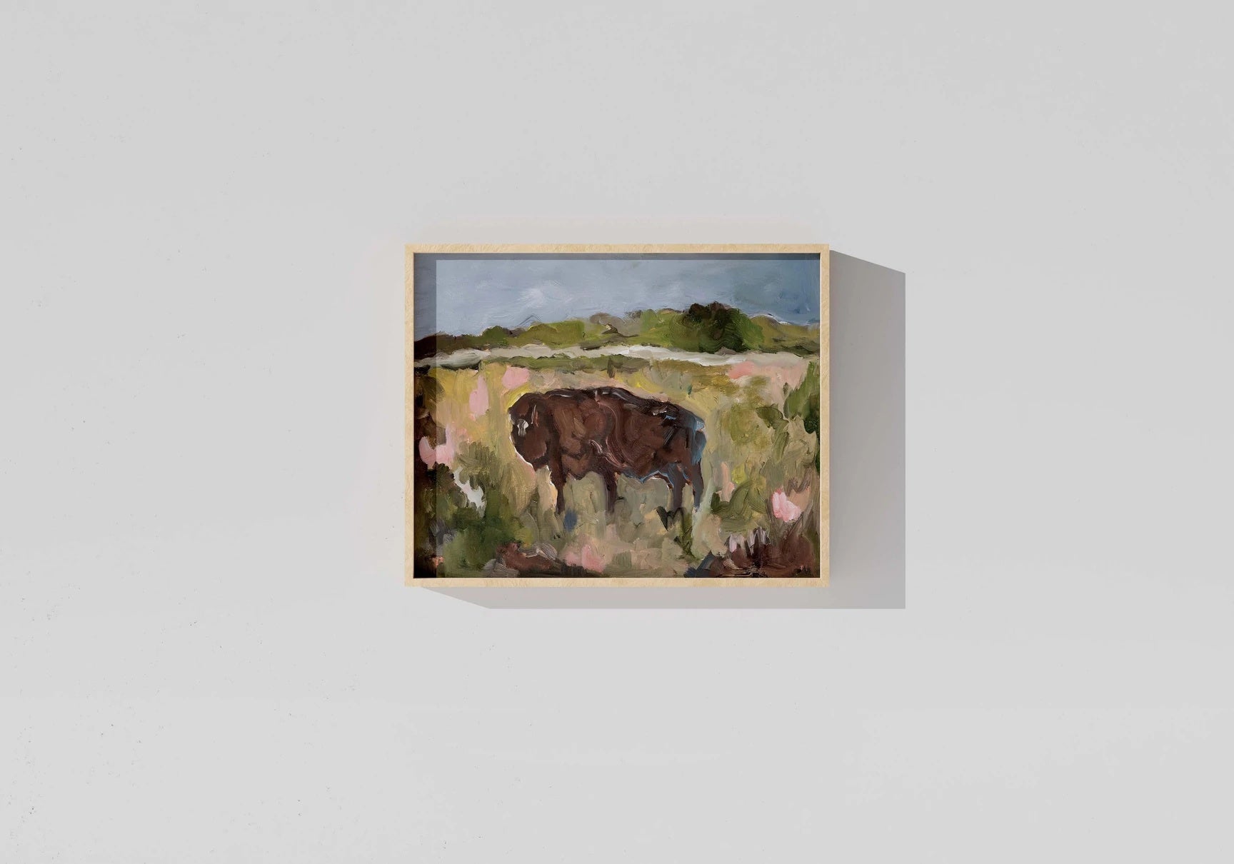 art print - american bison by mary james ketch studio