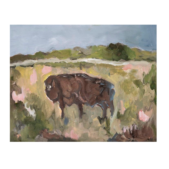 art print - american bison by mary james ketch studio