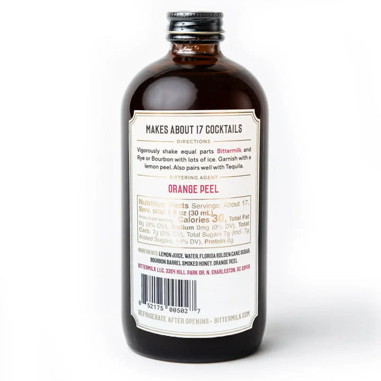 cocktail mixer - smoked honey whiskey sour by bittermilk