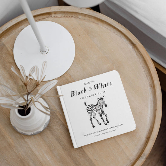 book - baby's black & white contrast by paige tate & co.