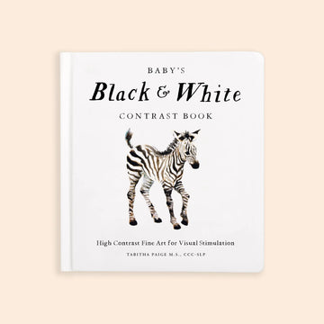book - baby's black & white contrast by paige tate & co.