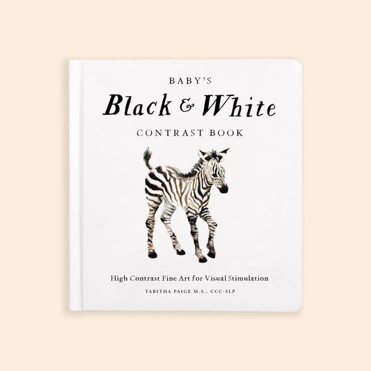 book - baby's black & white contrast by paige tate & co.