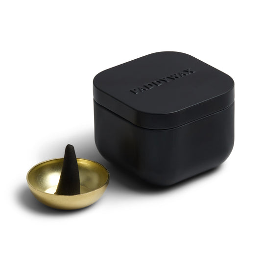 incense cones - cubed metal tin by paddywax