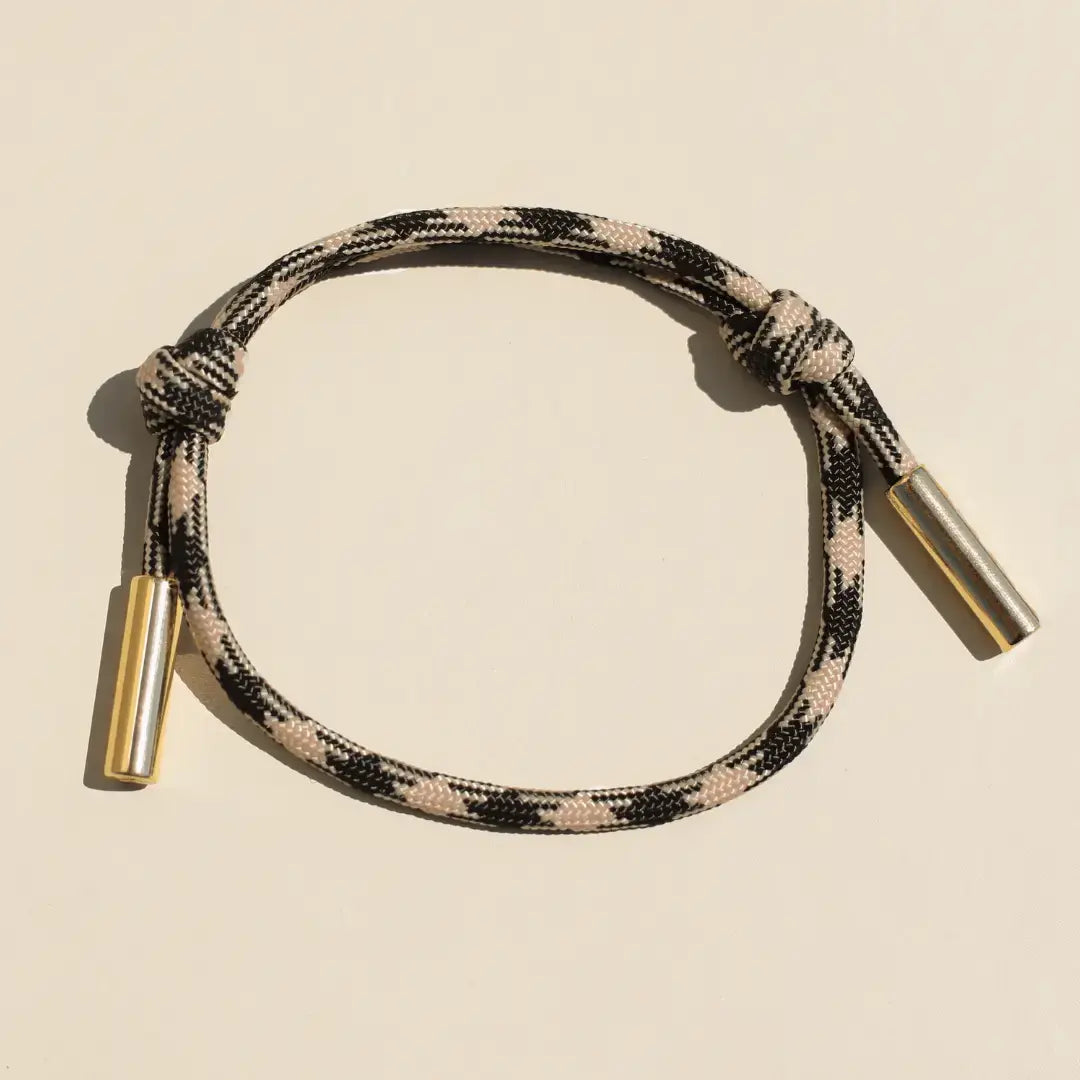 bracelet - paracord rope by nickel and suede