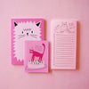 notebook - blob cat (pink) by badger & burke