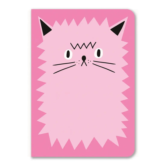 notebook - blob cat (pink) by badger & burke