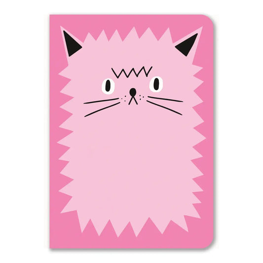 notebook - blob cat (pink) by badger & burke