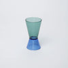 cocktail jigger - duo tone glass by block design