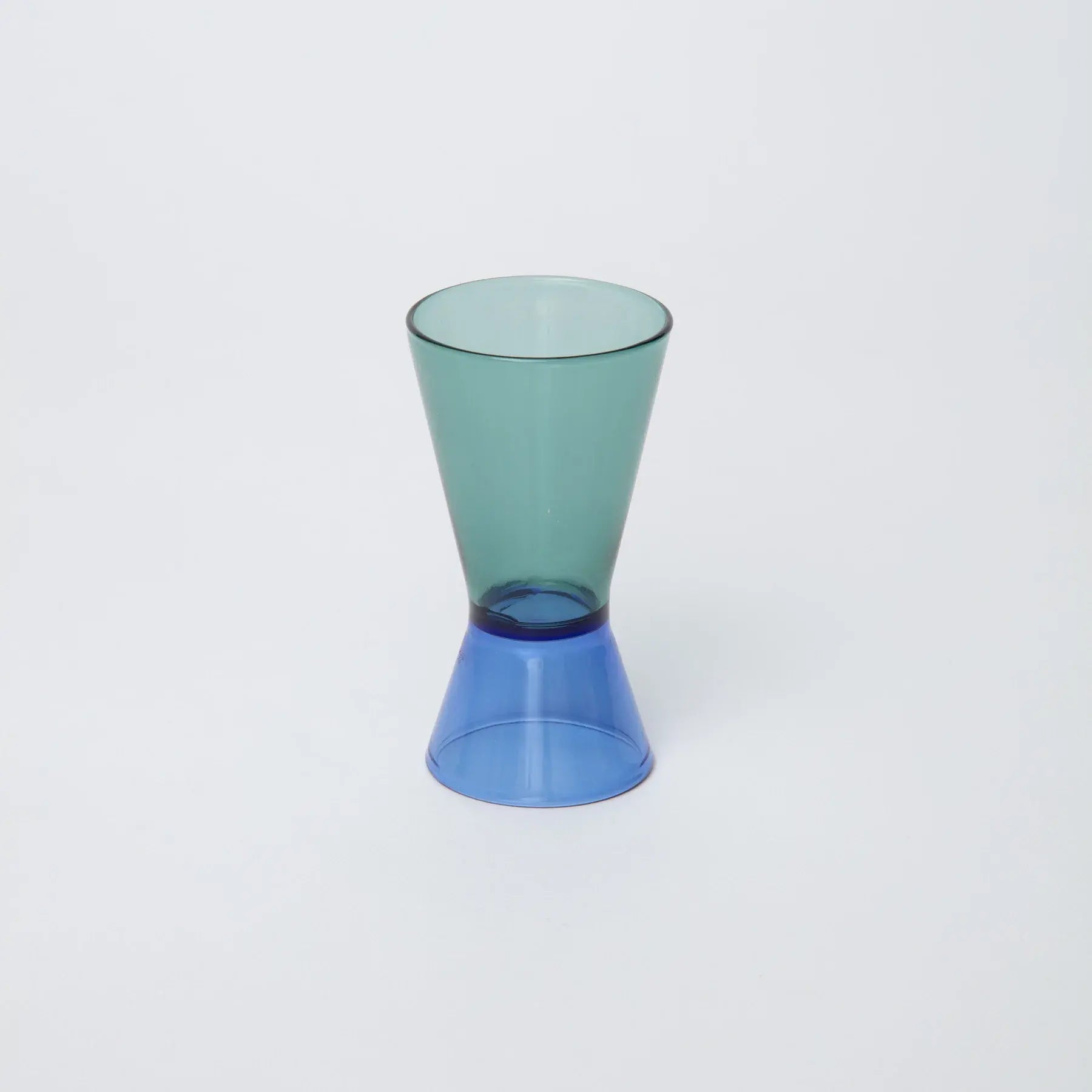 cocktail jigger - duo tone glass by block design