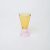 cocktail jigger - duo tone glass by block design