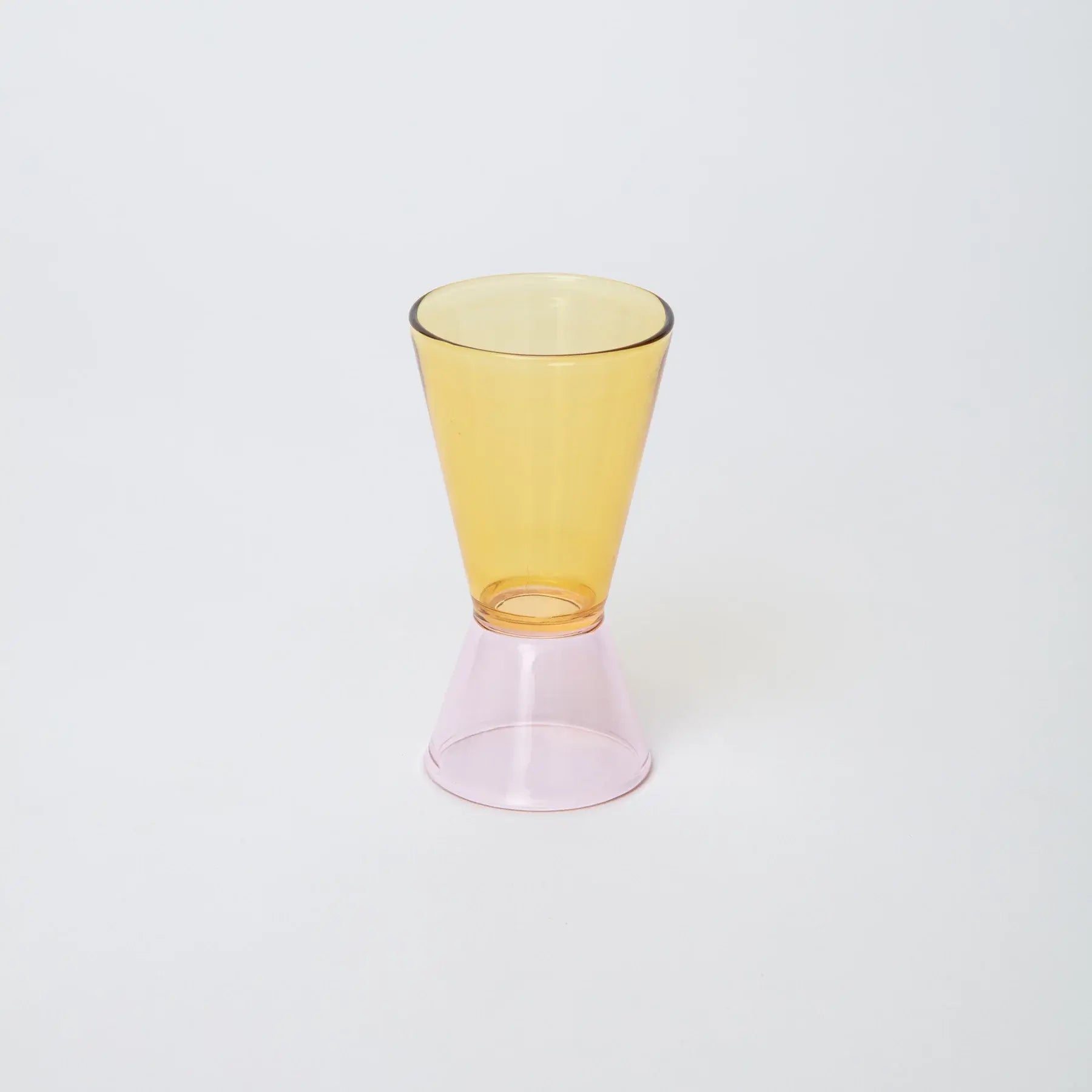 cocktail jigger - duo tone glass by block design