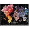 puzzle - 1000pc - full bloom world map by chronicle books