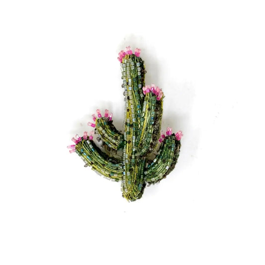 brooch pin - blooming desert cactus by trovelore