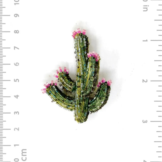 brooch pin - blooming desert cactus by trovelore