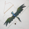 mobile - flying - cockatiel parrot blue by tulia's artisan gallery