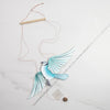 mobile - flying - blue jay by tulia's artisan gallery