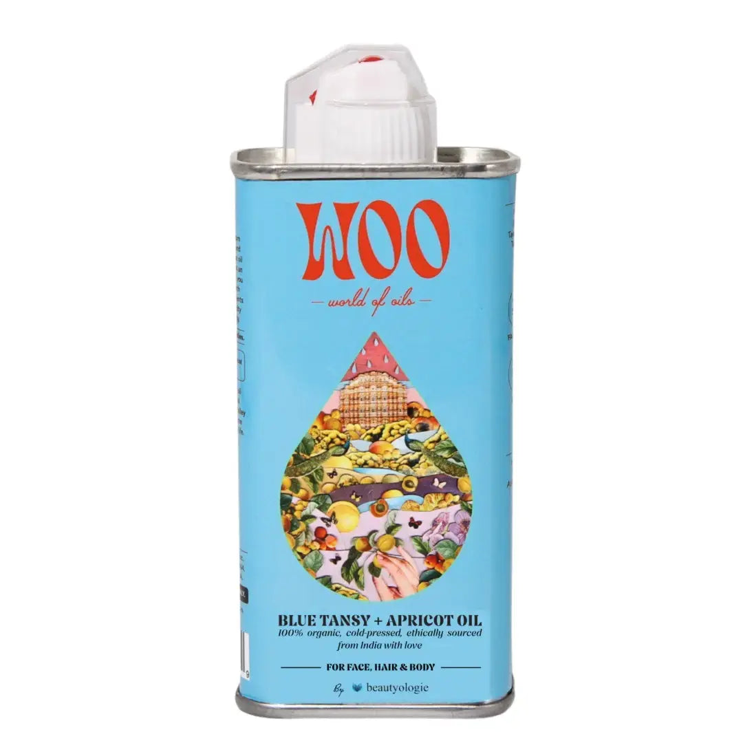 body oil - blue tansy apricot by woo world of oils