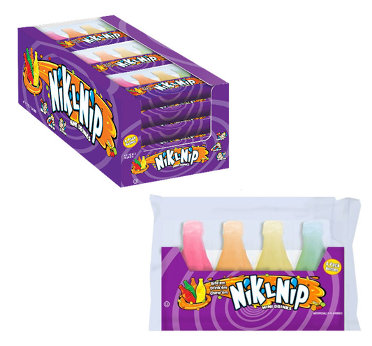 Candy | Nik-L-Nip | Wax Bottles | 4-PK