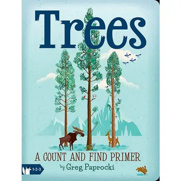 board book - count & find primer - trees by gibbs smith